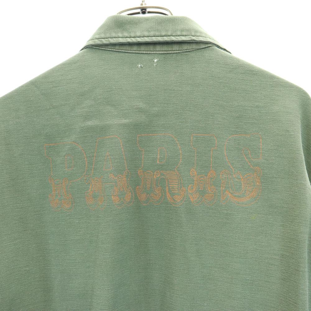 US.ARMY vintage Long sleeve Military shirt khaki Men's Used