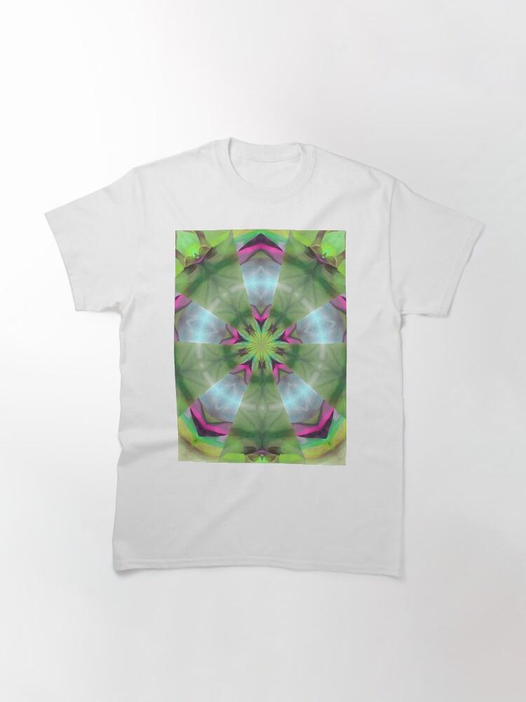 Pentangle Pastel Shades Multicolored Kaleidoscope Pentangle Pattern 4 Classic T-Shirt
