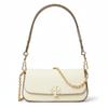 Britten Adjustable Shoulder Strap Pebbled Leather Shoulder Bag Regular Women's White 171524-255