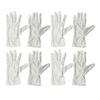 White Formal Gloves Uniform Costume Tuxedo Guard Gloves for Men Women Coin Jewelry Inspection Gloves for Server