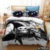 The Nightmare Before Christmas Duvet Cover Set 3D Cartoon Printed Bedding Set Queen King Size Comforter Cover Pillowcase Set