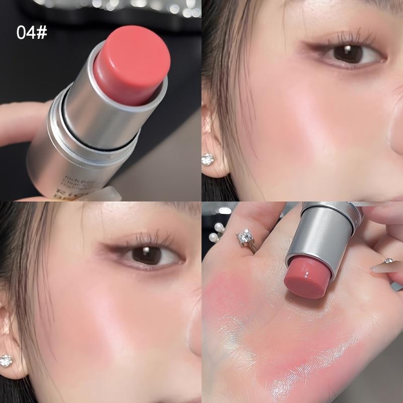 Face Makeup Highlighter Stick Shimmer Contour Highlight Cream Clear Natural Brighten Cheek Color Water Gloss Gel Highlight Blush