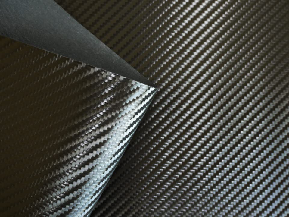 Synthetic Leather Carbon Leather 92 X 44 Cm Fabric, (black)