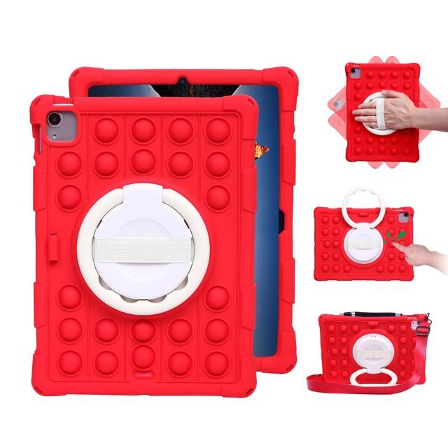 

Противоударный чехол для планшета iPad Pro 11 12,9 M2 M1 360, вращающаяся подставка с ремешком на руку, чехол для iPad Air 5 10,9 2022 10th Air 4 2020 Funda iPad Pro 12.9 2021