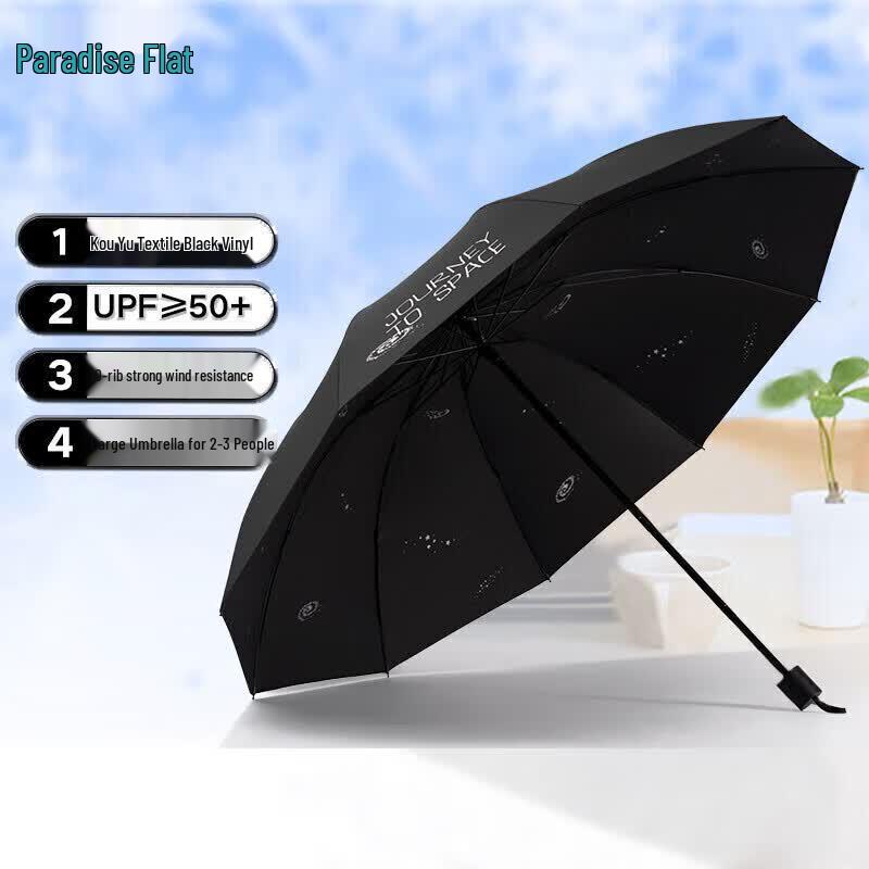 Heaven Umbrella Dual-Purpose Windproof UV Folding Umbrella