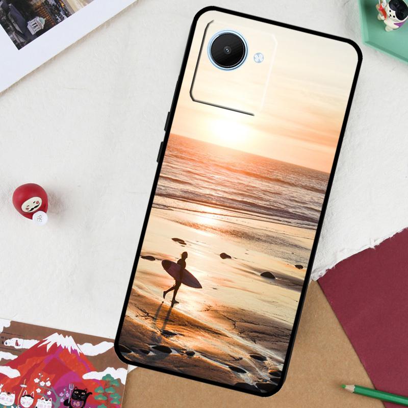 Surfing Wave For Realme 14 Pro Plus 13 10 11 12 GT 6 5 6T GT7 Pro C61 C55 C53 C51 C21Y C25S C67 C75 Case