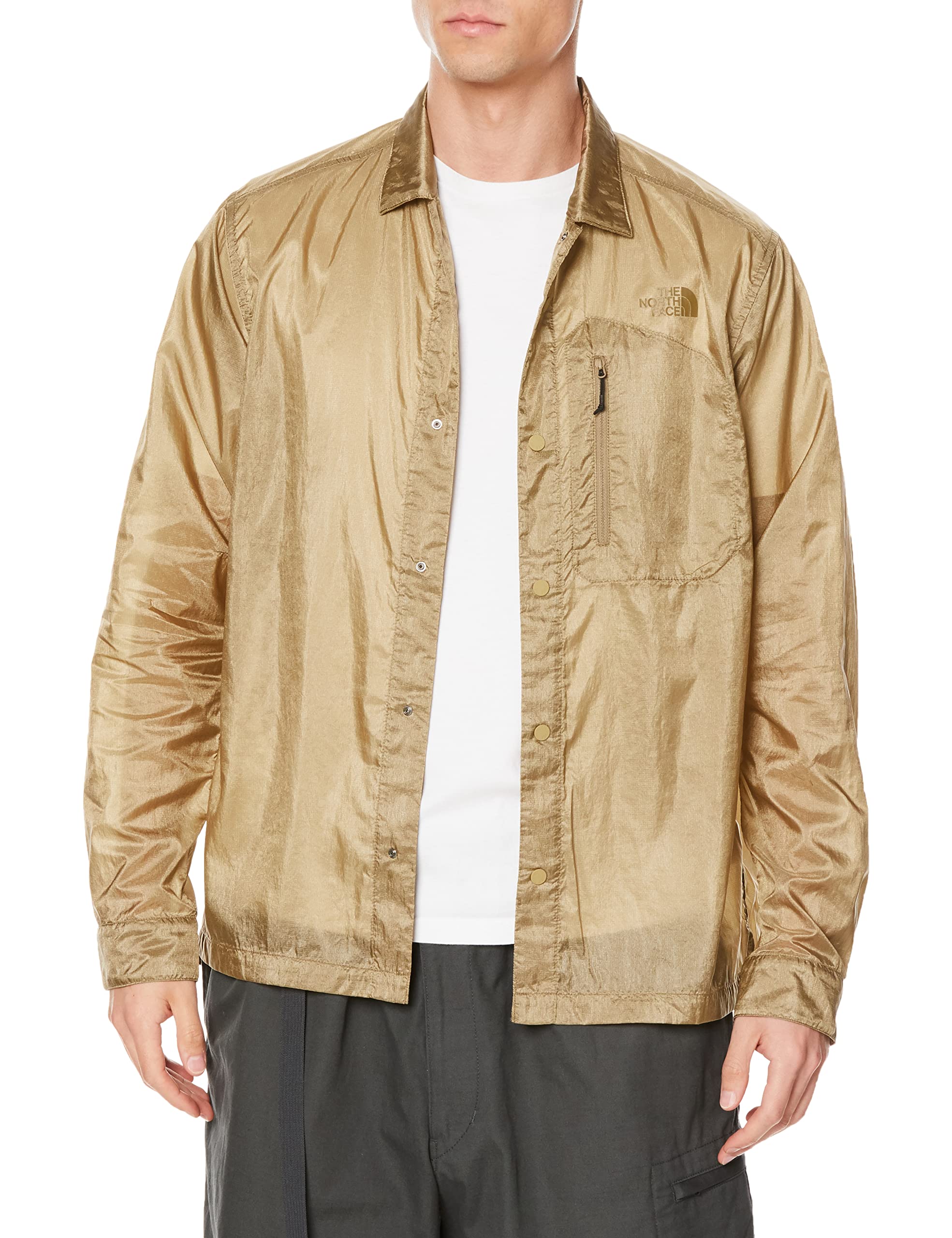 

Легка сорочка North Param Lightweight Compact Water Repellent Electrostatic Care Kelp Tan L [The Face] для чоловіків