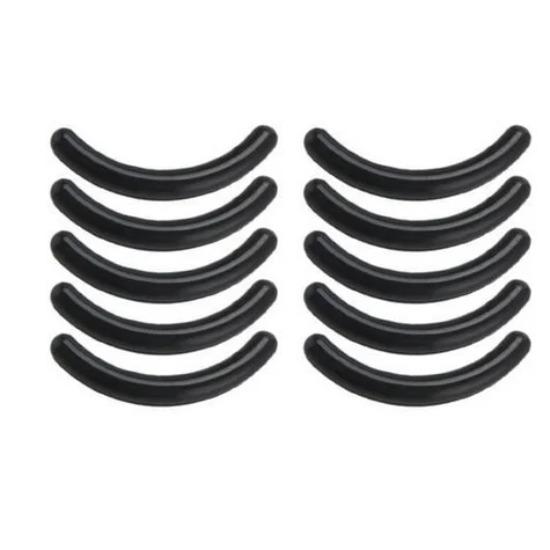 1 Stück Wimpernzange Langlebige Falsche Wimpernzange Clip Silikonstreifen Anfänger Make-up Kosmetik Schönheitswerkzeuge Frauen Silber Schwarz