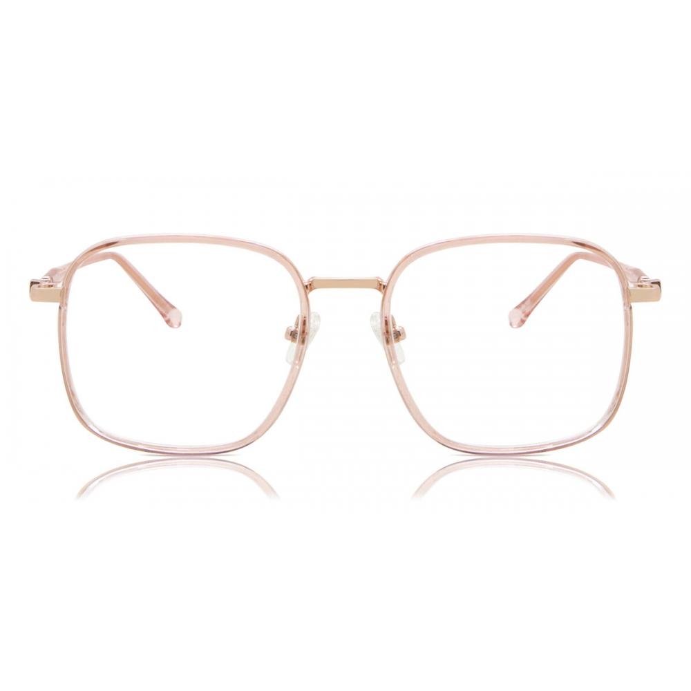 

Full Rim Square Pink Rose Gold Smartbuy Collection Felt Mtr 90d Fashion Unisex Eyeglasses Pink Rose Gold/51