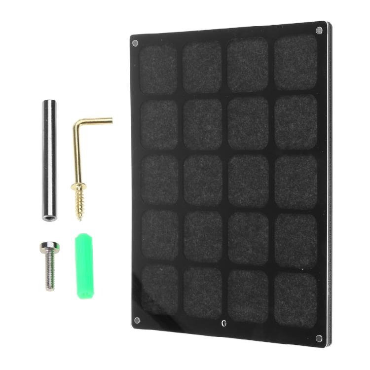 Brooch Display Stand Enamels Pin Badge Button Collection Storage Holder Organizers S чёрный