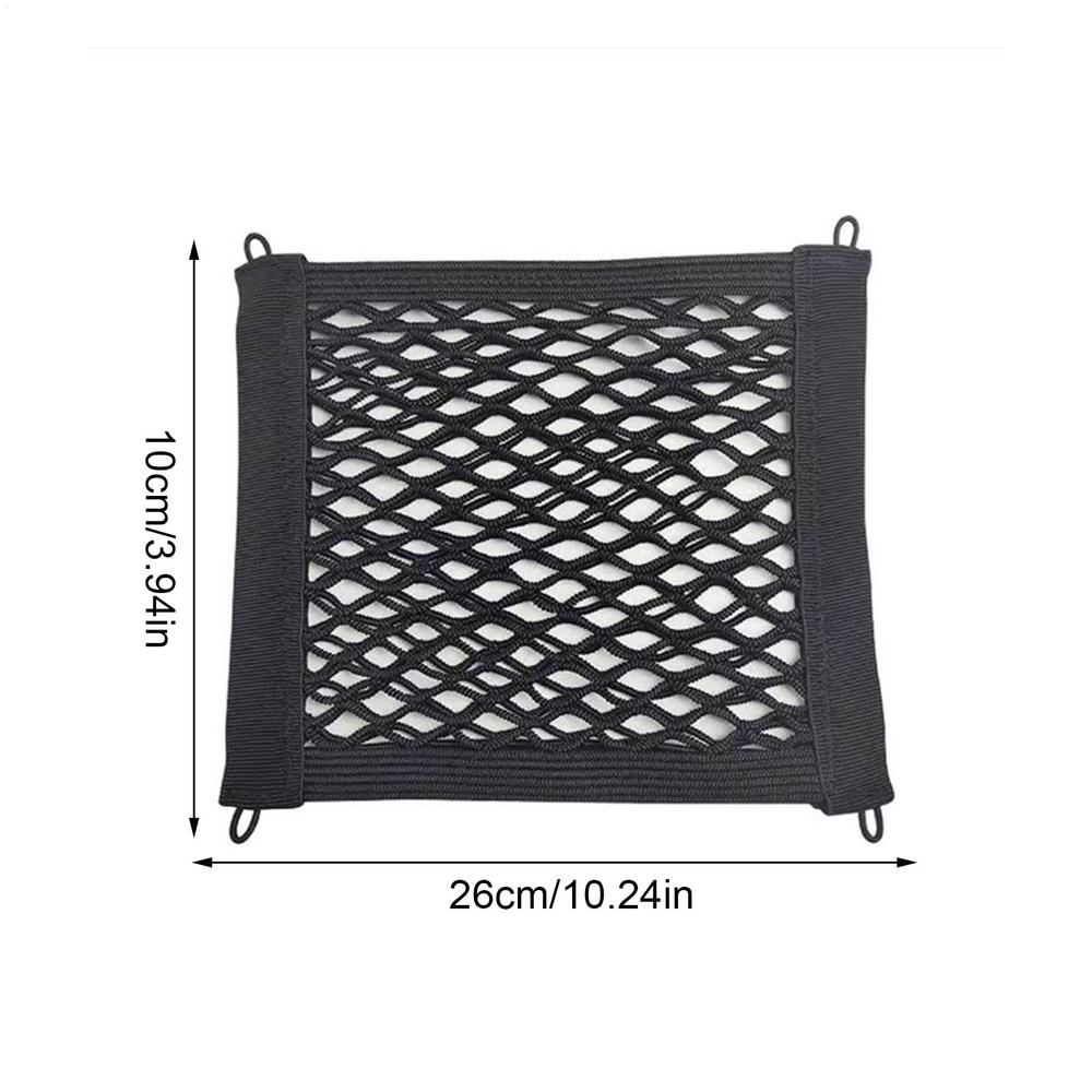 Motorcycle Cargo Net High Strength Elastic Mesh Cargo Net with Motorcycle Net Storage Bag Nylon Cargo Organizing Supplies