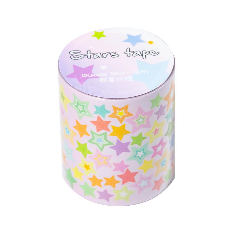 Die-Cut Starry Sky Series Tape for Journals, Phone Cases, DIY Collages & Paintings