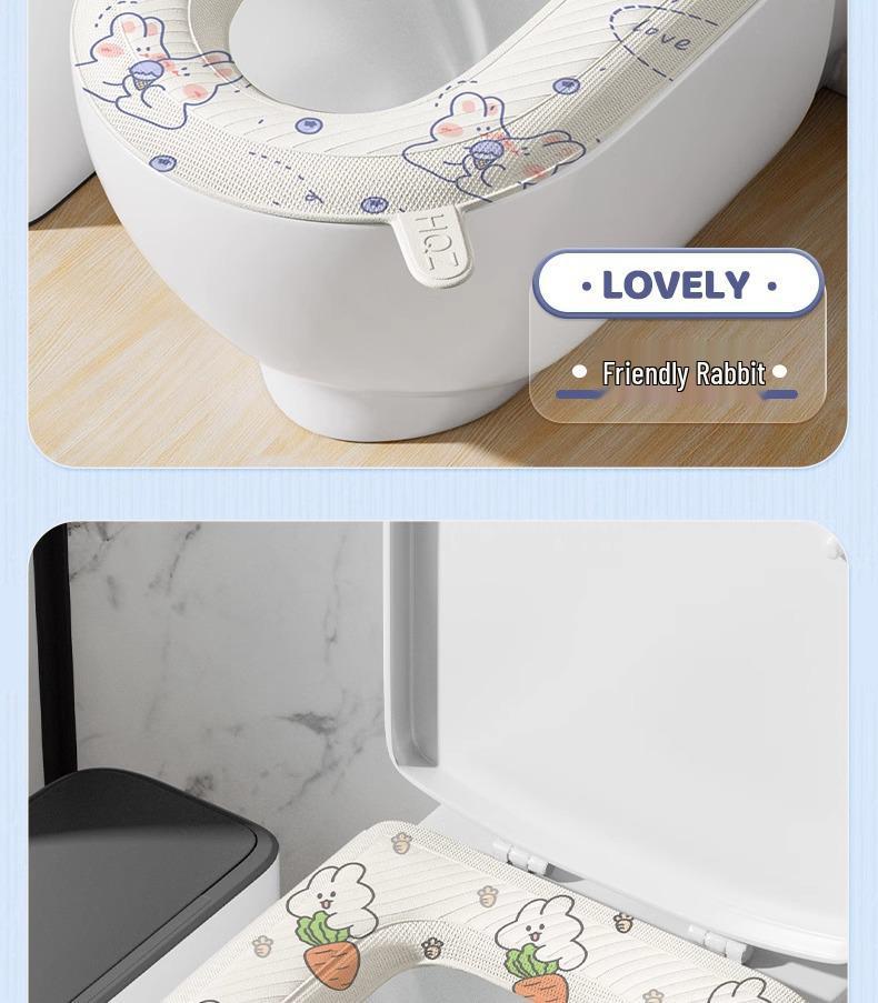 EVA Univerzální voděodolný polštář na záchodové sedátko: Čtyřsezónní, Pratelné, Připravené na zimu