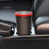 Car Trash Can Bin with Lid Vehicle Garbage Can Cup Holder Car Organizers And Storage for Front Seat Accessories