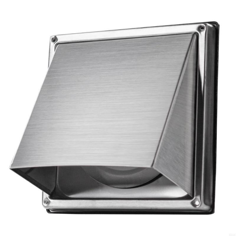 Wall Air Vent Stainless Steel External Wall Rain Hat Square Air Outlet Enduring HX6C