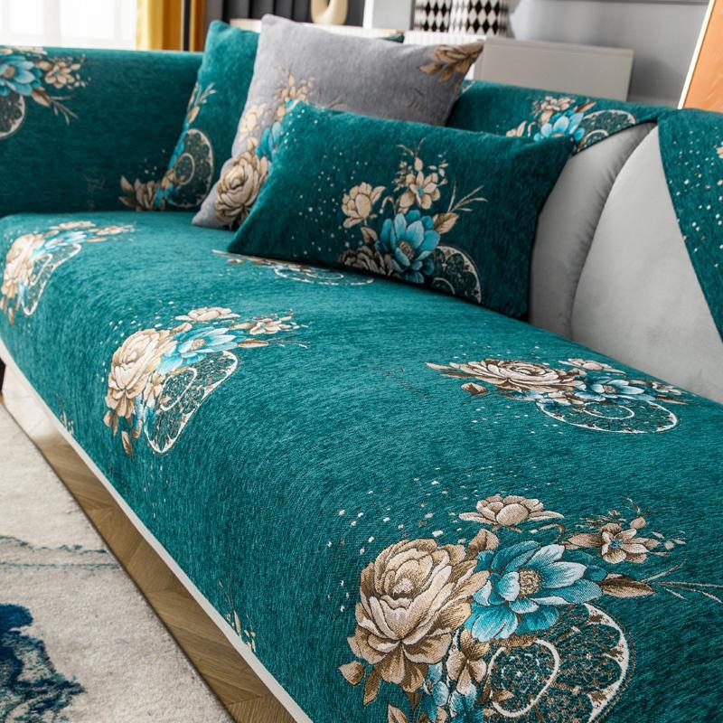 Four Season Universal Anti Slip Sofa Towel Minimalist Modern Dustproof Seat Cushion Sofa Cover Backrest Cover Towel Cloth