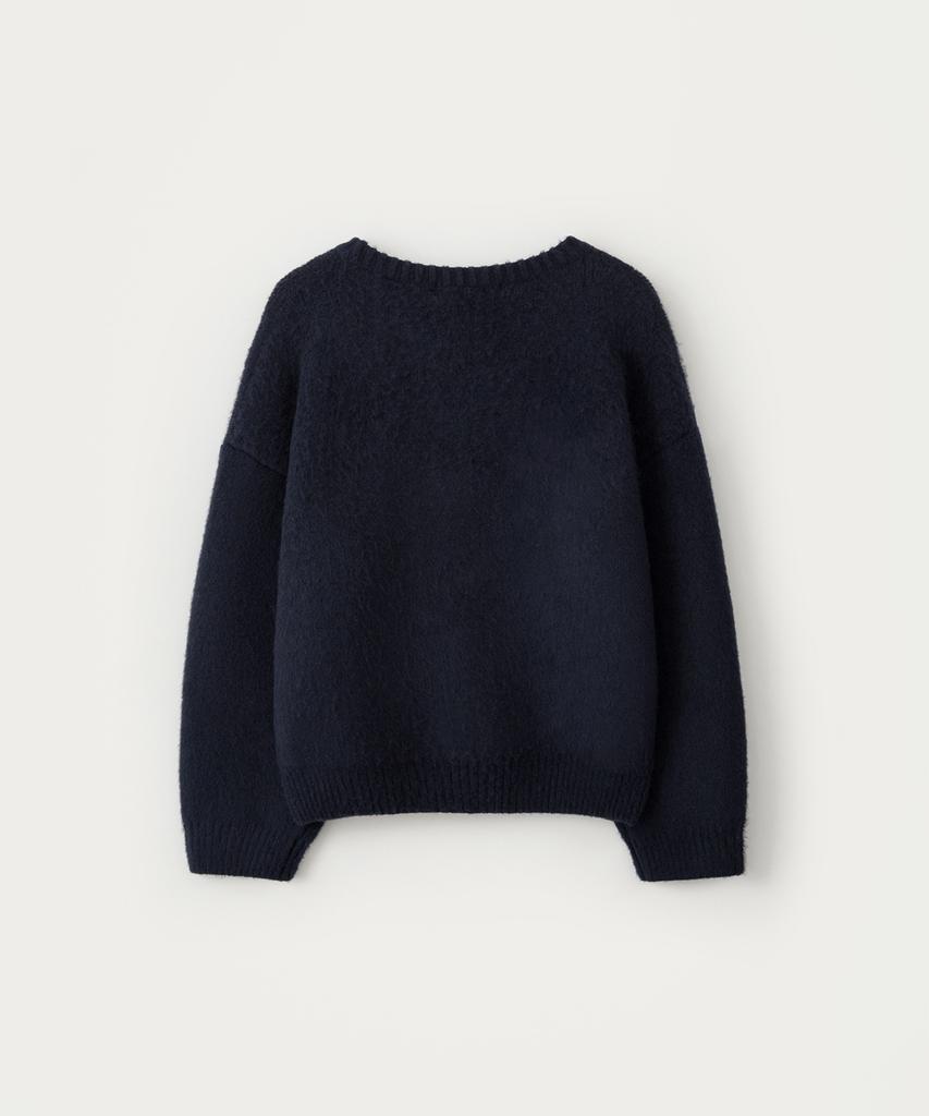 Sseomweeobeoteo Puppy Wool Knit - Navy