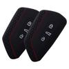 Black Soft Silicone Key Cover Set for Golf 8 For Skoda Enyaq IV 2 Pieces