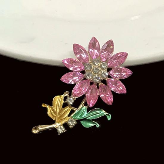 Flower Air Freshener Car Clip Universal Simple Installation Bling Faux