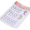 Saxophone Fingering & Chord Chart on Copperplate Paper for Learning & Practice