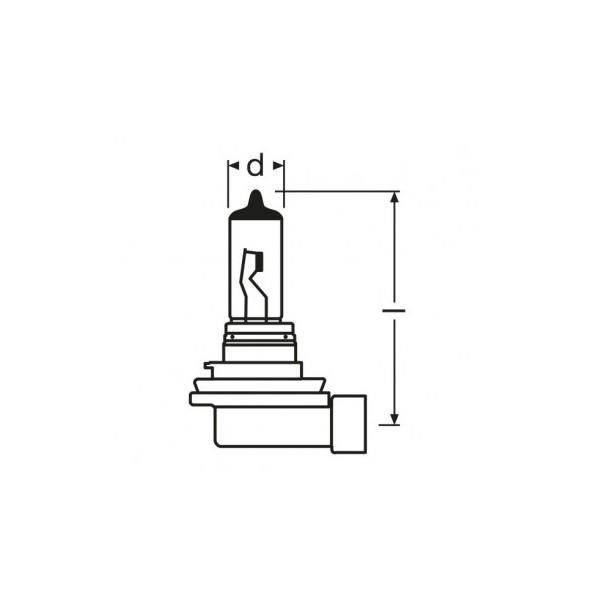 AMPOULE H11 12V 55W OSRAM