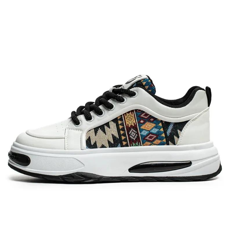 Neue klassische Herren-Sneaker mit dicker Sohle, höhenvergrößernd, trendige Freizeitschuhe, Outdoor, rutschfest und abriebfest, Laufschuhe