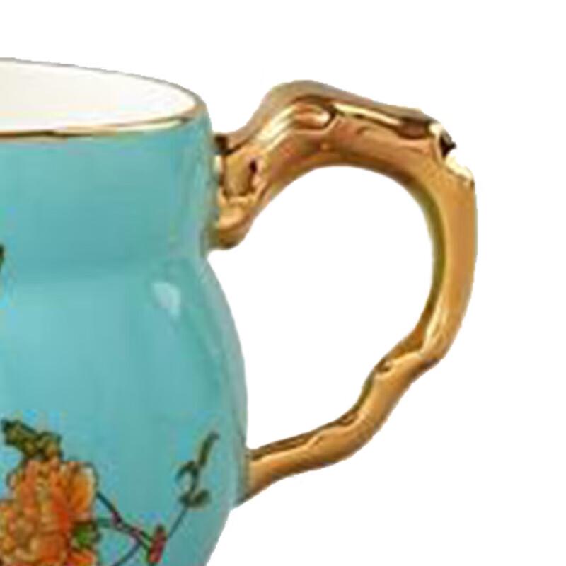 Yongfengyuan Madam Porcelain West Lake Blue Mug