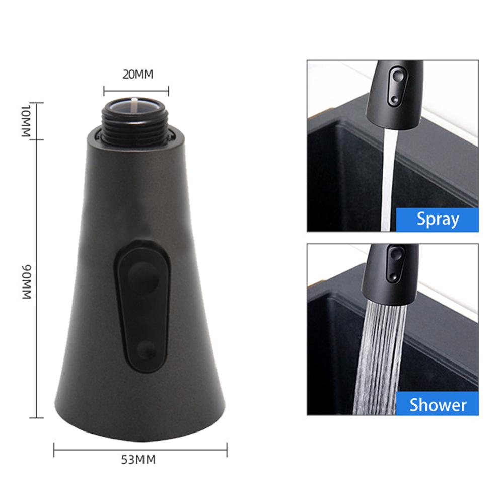 Faucet Spray Tap Head Kitchen Brushed Engineering Grade Faucet Kitchen Tap Head Mixer Tap Plastic Pull Out Sink