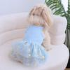 Breathable Dog Summer Clothes Korean Style Pet Strap Puff Skirt Suspender Skirt  Beach Party
