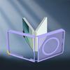 Smoke Case for Samsung Galaxy Z Flip 8, Skin Touch, for MagSafe, Purple