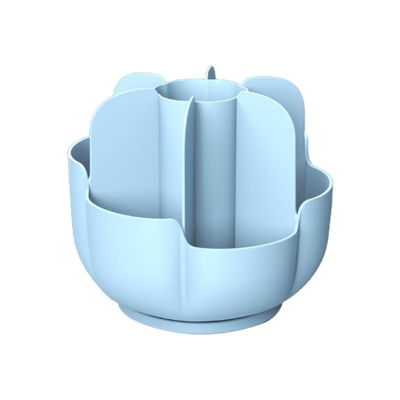 Large-Capacity Rotating Pen Holder Student Stationery Storage Box Desktop Organization Multi-Functional Container Office