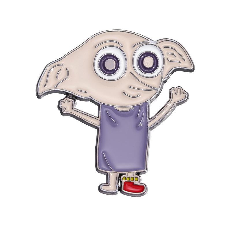 Брошь-булавка в виде мультяшного животного, милая брошь-булавка One Size