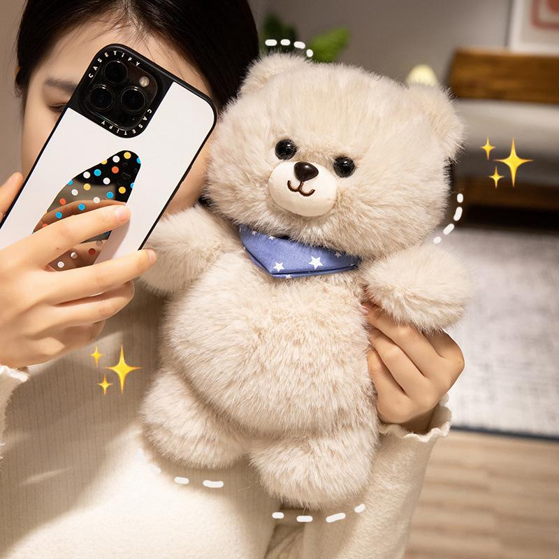 Small Animal Plush Doll Cute Bear Rabbit Baby Toy, Child Sleeping Companion Throw Pillow Gift