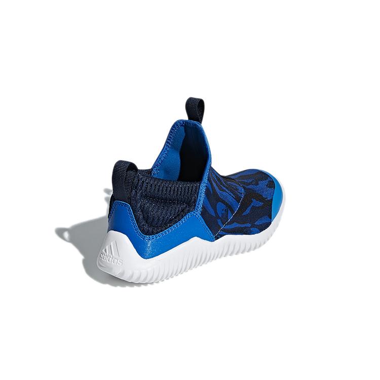 adidas Rapidazen C Sports Breathable And Slip Resistant Low Top Kids' Running Shoes Dark Blue D96835