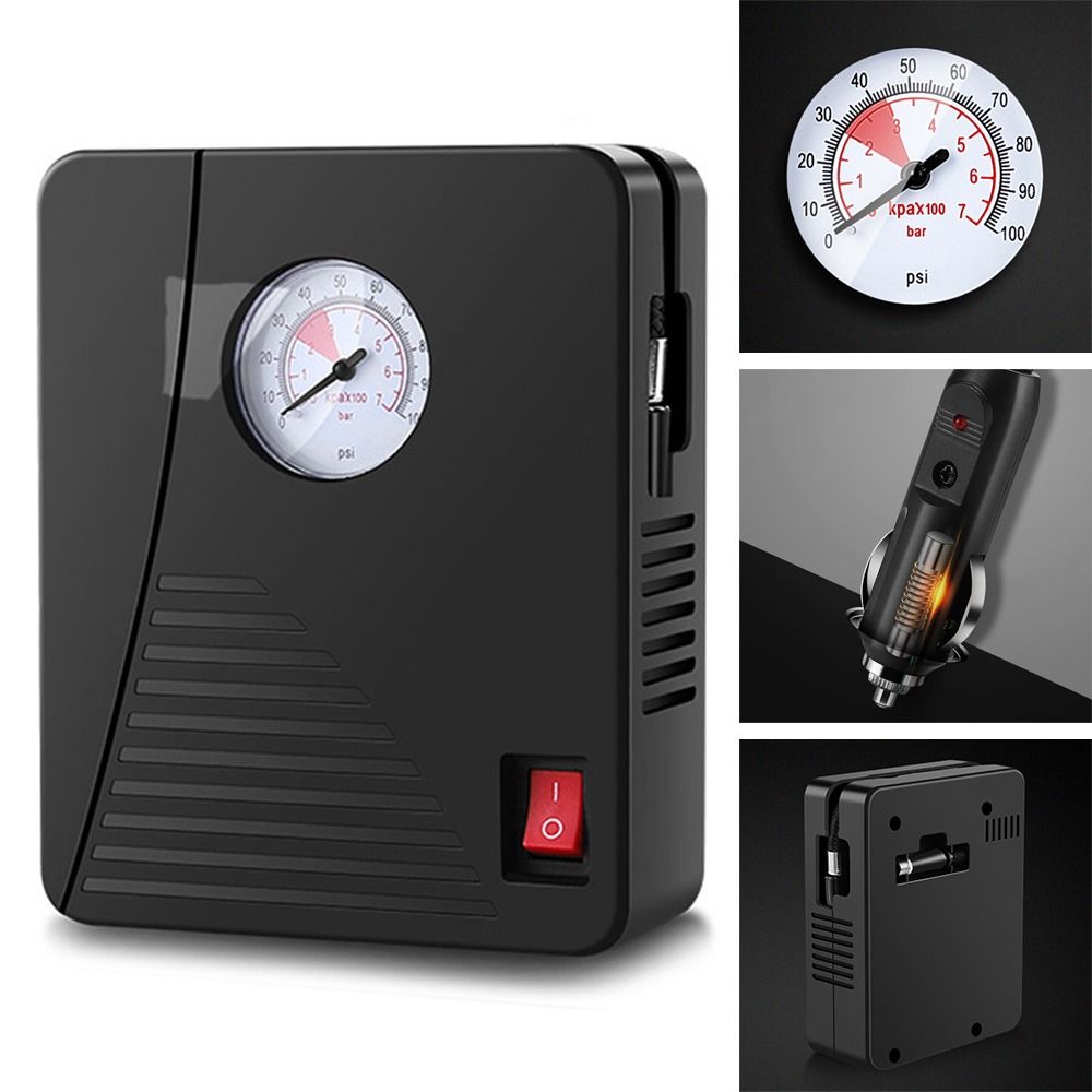 

Automatic Inflator Automobile Air Pump Compressor Rapid Tire Inflation Pump LED Light