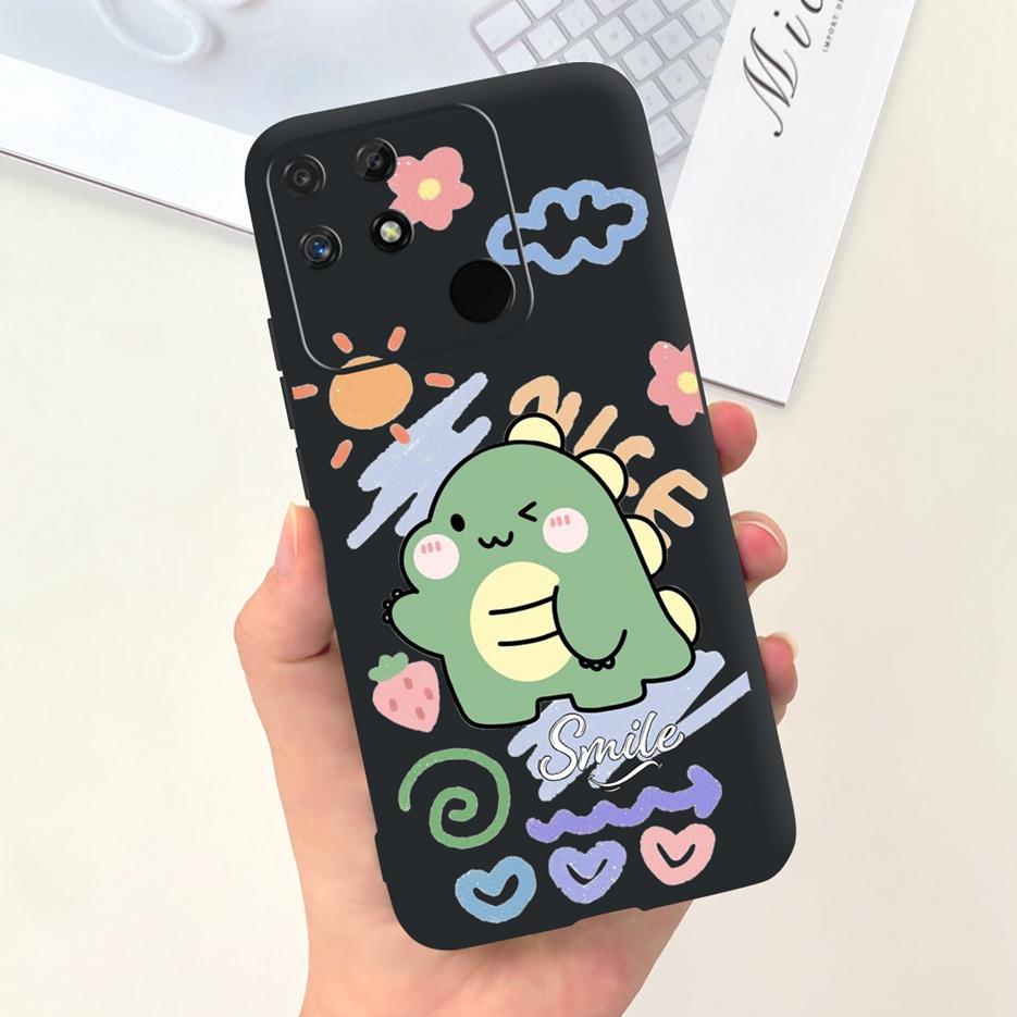 For Realme Narzo 50A Case RMX3430 Lovely Cartoon Cover Soft Silicone Phone Case For Realme Narzo 50i Narzo50A Prime Fundas Coque