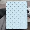Pink Polka Dots Rotating Stand Tablet Cover for 2024 IPad Pro 13 11 Inch M4 Air 11-inch 13-inch M2 IPad 10th Gen 10.9 Air 4/5