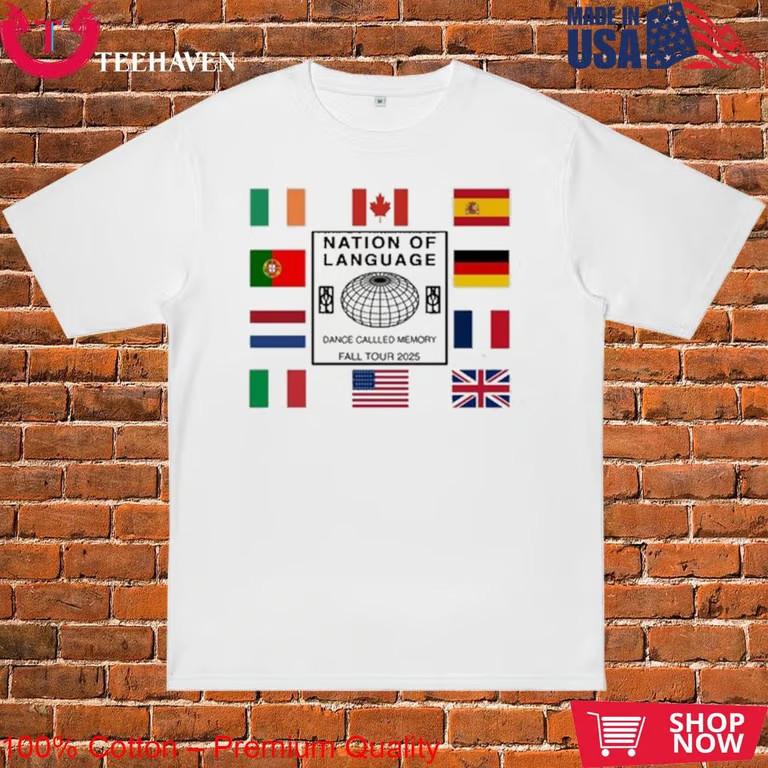 Футболка унисекс с логотипом Nation of Language 2025 World Tour S