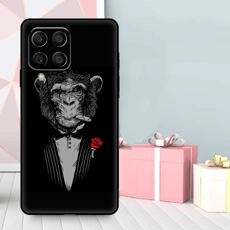 Cartoon Monkey Case For Samsung Galaxy M56 M52 M32 M53 M16 M11 M21 M31 M35 M12 M13 M14 M15 M36 M55 M34 M54