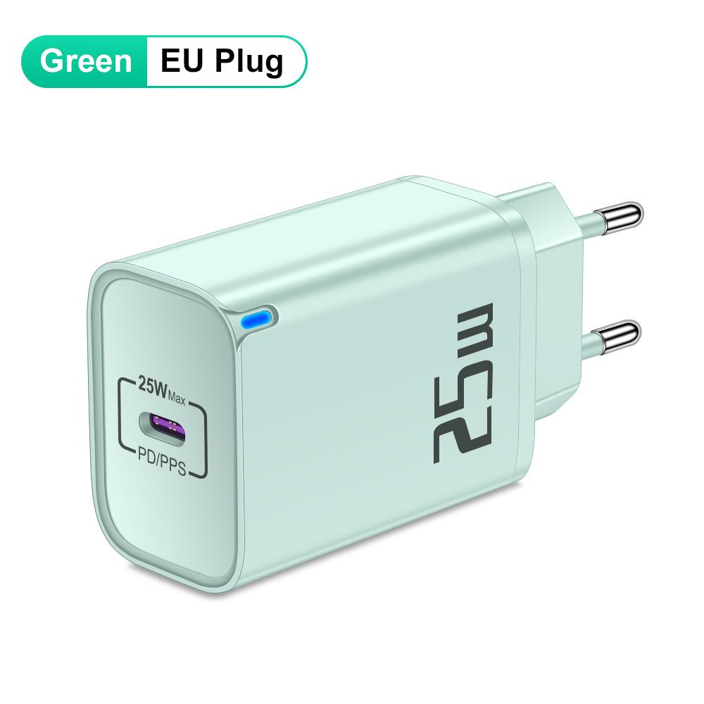 20W PD Fast Charger for Mobile Phones - EU/US/UK Travel Plug Specifications