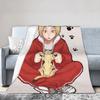 Aoba Johsai Volleyball Flannel Blankets Japanese Anime Funny Throw Blankets for Home Hotel Sofa 150*125cm Bedspreads