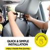 2PCS 600D Oxford Waterproof Kick Mats Backseat Protector From Dirt Mud Scratches Car Back Seat Cover for Kids With Storage Organizers