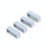 4 Peças Anel de Pulseira de Silicone 18 20 22Mm Laços à Prova d'Água Suporte de Segurança Acessórios de Relógio Porta-Pulseira de Borracha