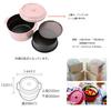 Takenaka Made in Japan Takenaka Bento Box Cocopot Round Light Lemon 300ml (Upper compartment) 230ml, (Lower compartment) T-76405