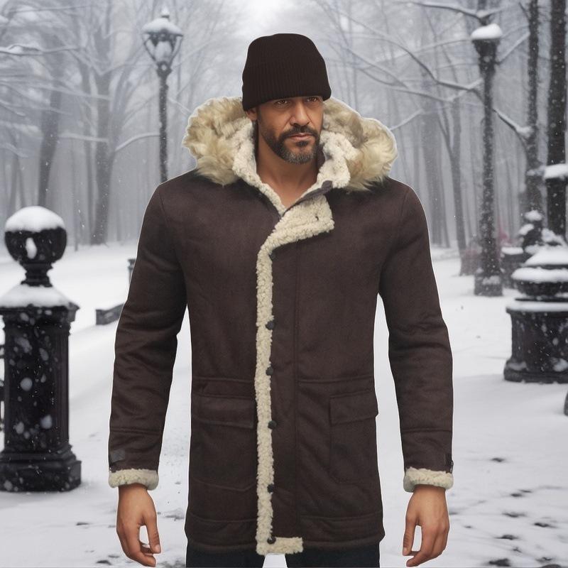 

Зимняя мужская куртка утепленная куртка 5XL