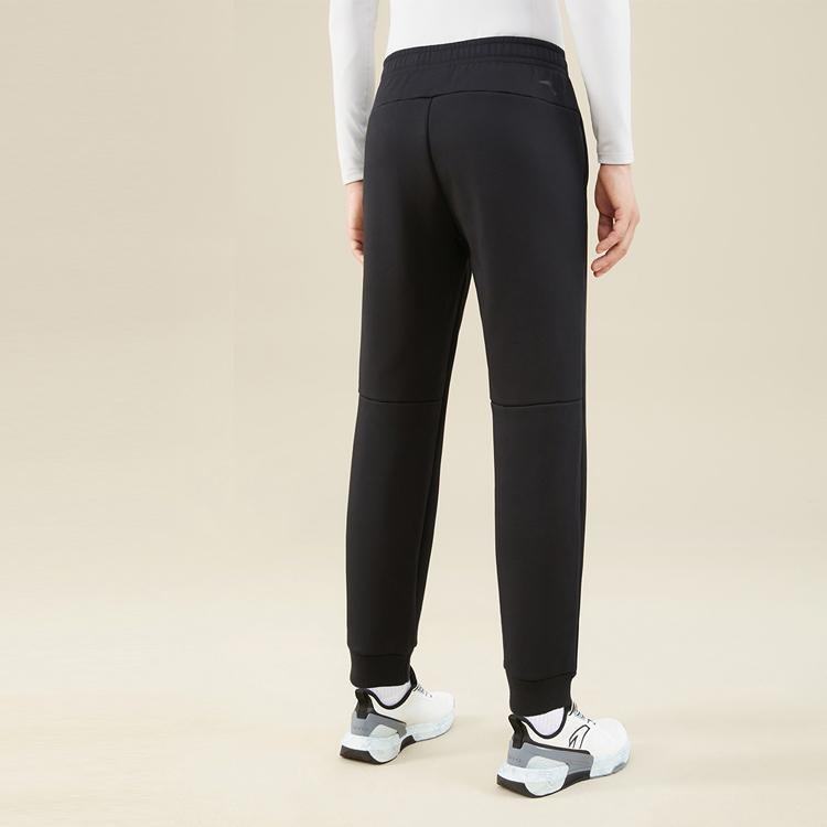 Anta Variety Training Collection Knitted Sweatpants Men's Basic Black 152347303-3