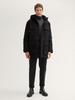 Зимняя куртка Tom Tailor Denim Arctic Mantel abnehmbarer Kapuze schwarz