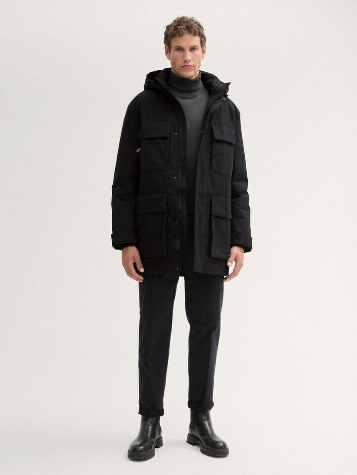 Зимняя куртка Tom Tailor Denim Arctic Mantel abnehmbarer Kapuze schwarz