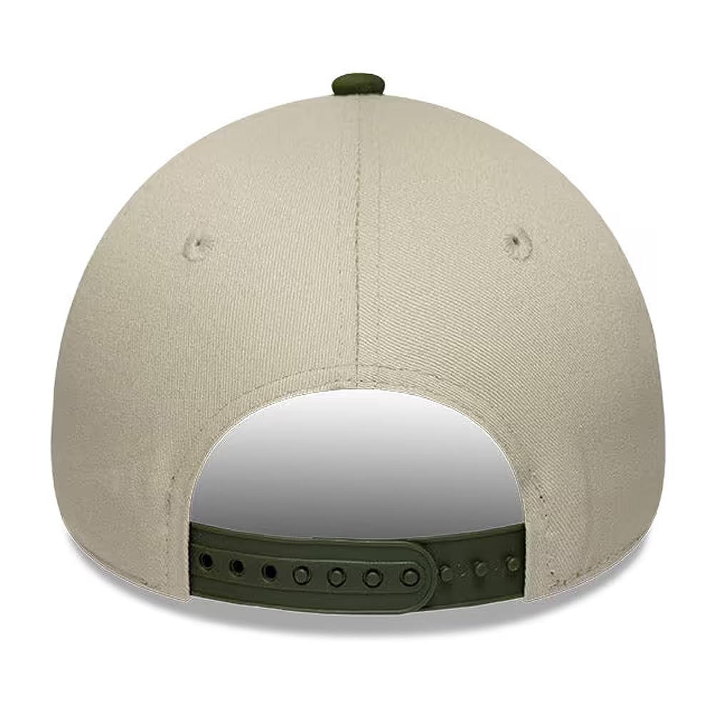 New Era 9FORTY E-Frame Camo Patch Logo Cap Unisex Free Size Cream/Olive Camo Hat