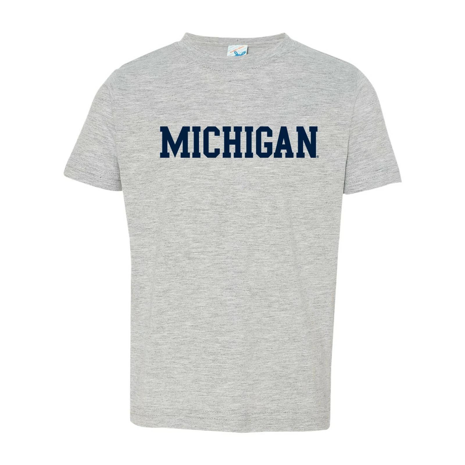 Michigan Wolverines Basic Block University Collegiate Team Toddler T-Shirt S